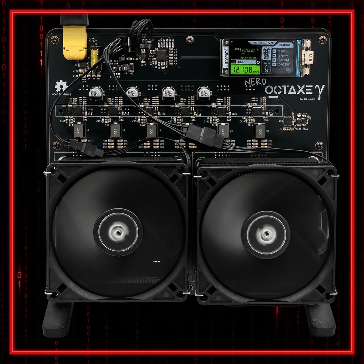 NerdOCTaxe 12 TH/s Bitcoin miner