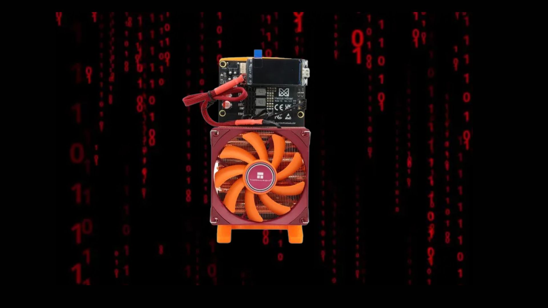 Nexus S1 10TH/s BM1373 chipset Bitcoin miner front view
